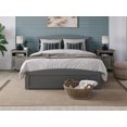 thumbnail image 5 of AFI Warren Queen Wood Platform Bed with Headboard Footboard & Twin-XL Trundle, Grey, 5 of 14