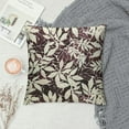 thumbnail image 2 of Shiartex Purple Dahlia Pillow Covers Rustic Geometric Flower Throw Pillow Case Beige Tan Gray Spring Floral Pillow Cover  Cushion Cover for Home Sofa Bedroom Livingroom Multi-Size, 2 of 5