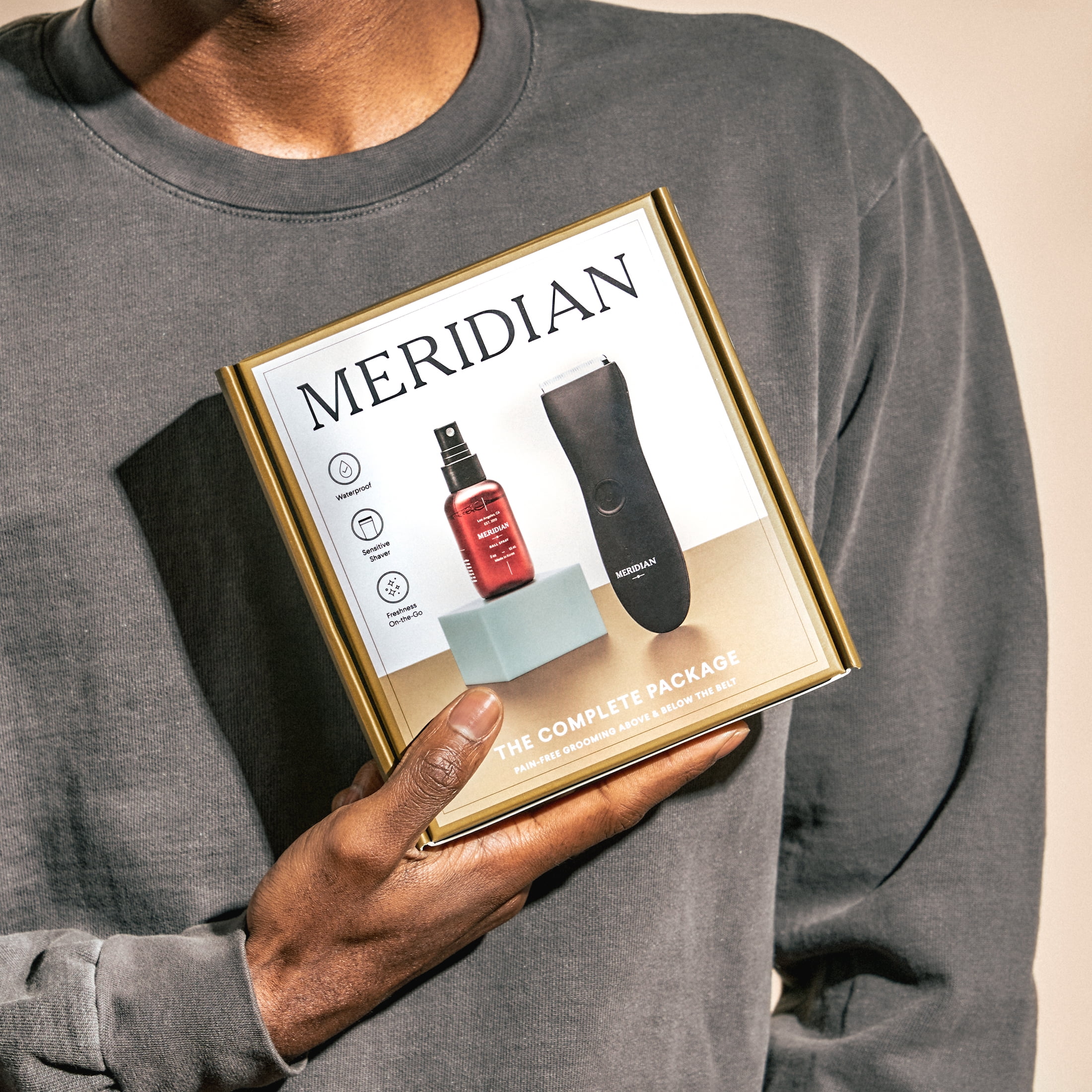 Meridian The Complete Package for Men, Below The Belt Trimmer Includes  Bonus Spray - Walmart.com
