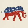 thumbnail image 3 of CafePress - Glitter Republican Elephant T Shirt - Men's Classic Graphic T-Shirt, 3 of 4