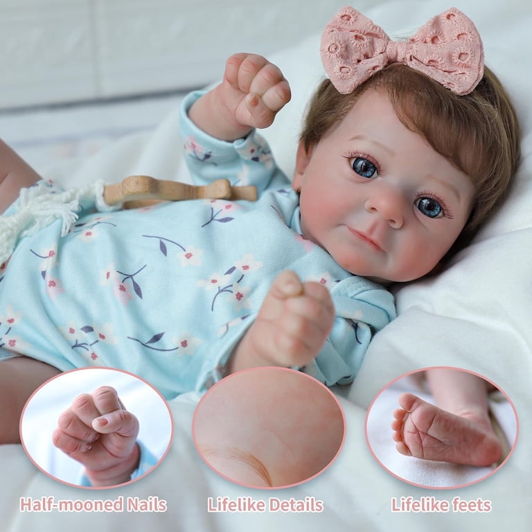 Lifelike Reborn Baby Dolls Girl - Felicia, 17-inch Realistic