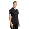 thumbnail image 4 of Sport-Tek Â® Ladies PosiCharge Â® Active Textured Colorblock Polo. LST695, 4 of 6