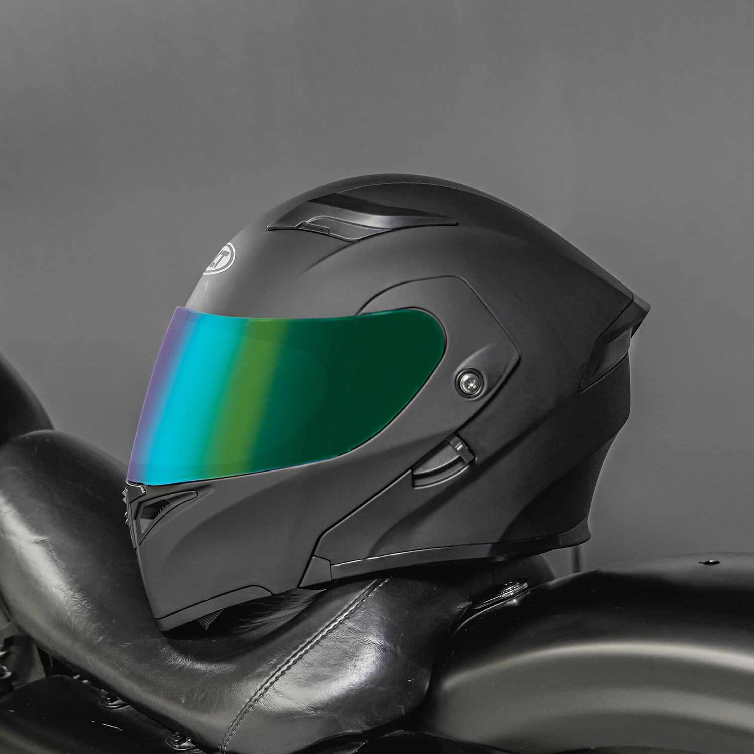 Helmet Adult Full Face Dual Visor Flip Up Motorcycle Helmet Modular Motorcycle Helmet DOT Approved M L XL XXL + Color Lens OUMURS