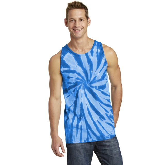 Camiseta sin mangas con efecto tie-dye de Port & Company?. PC147TT Puerto & Compa??a PC147TT