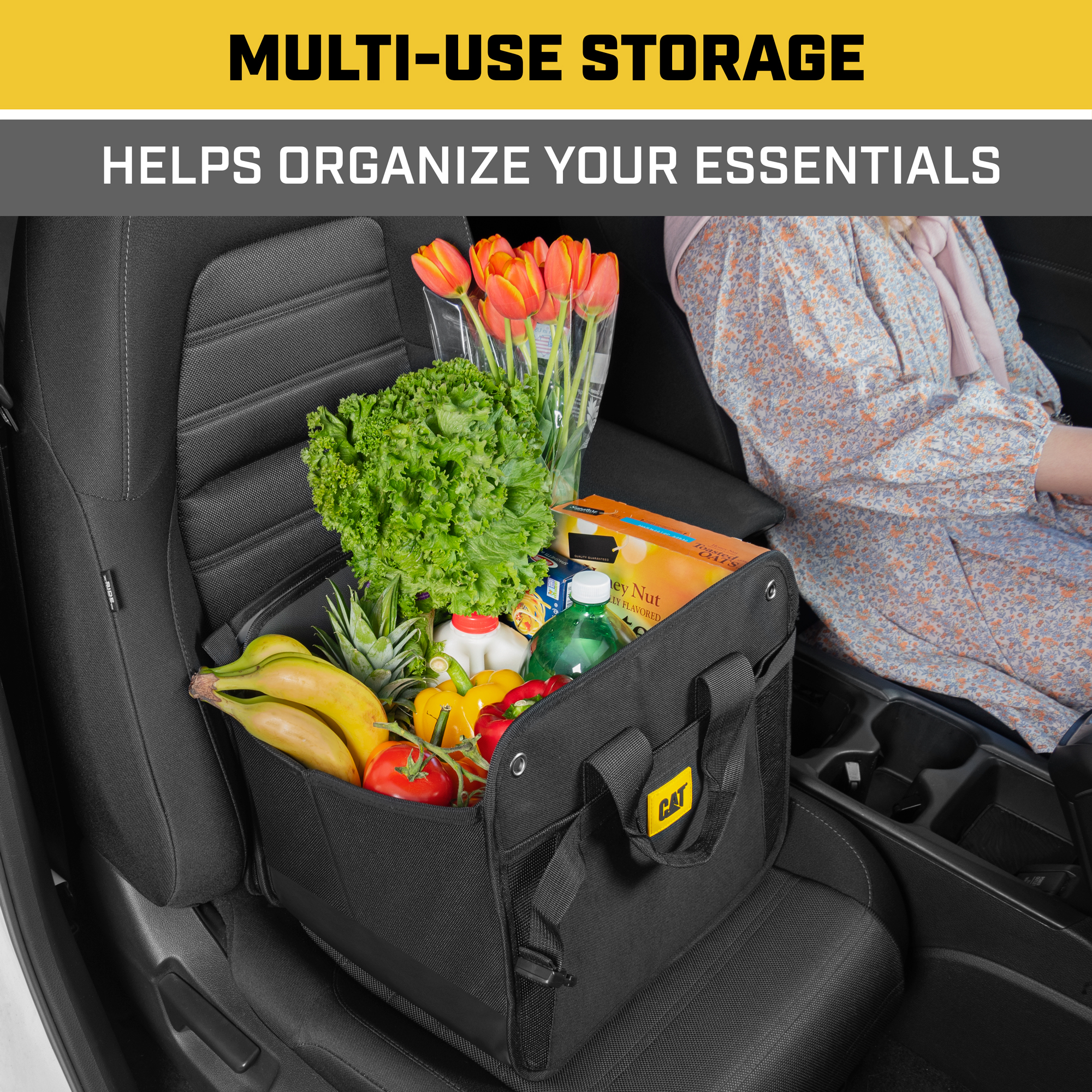 CAT Collapsible Dual-Compartment Trunk Organizer photo 3