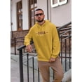 thumbnail image 2 of Smartprints Mens Graphic Hoodie Gold - Doha Qatar Cotton Blend Regular Fit, 2 of 4