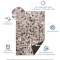 thumbnail image 6 of Addison Rugs Laredo Indoor/Outdoor Abstract, Geometric Gray Washable Rectangle Rug, 1'8" x 2'6", 6 of 8