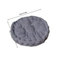 thumbnail image 3 of Fmbmuo Thick Seat Cushion Round 16x16 Inch Fade Resistant Seat Cushions, 1Pcs Cotton Modern Cushion (Gray), 3 of 6