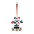 thumbnail image 2 of Ganfancp Llevando Adornos Máscara,2025 Mal,Pero Yay Feliz Navidad Árbol Decoración Familiar Ofertas y Liquidaciones 5 Colgantes de Navidad, 2 of 7