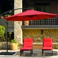 thumbnail image 6 of Bibana 10Ft Outdoor Adjustable Offset Cantilever Hanging Patio Umbrella - Red, 6 of 7