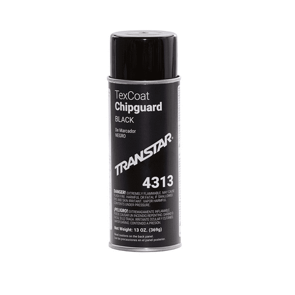Transtar Autobody Products 4313 - Tex Coat Chip Guard - 16 oz - Black - Aerosol
