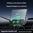 thumbnail image 6 of Wireless Charging Rotating Car Mount, 15W Dual-Coil Wireless Car Charger, One-Click Rotation, Universal Phone Holder for Car Dashboard, 6 of 10