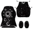 thumbnail image 2 of HUIACONG Gothic Sun Moon Gaming Chair Covers with 2 Pieces Armrest Covers Comfortable Desk Chairs Covers Slipcover Protectors for Home, Office Decorations, 2 of 8