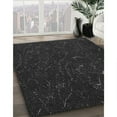 thumbnail image 3 of Ahgly Company Machine Washable Indoor Square Transitional Night Black Area Rugs, 8' Square, 3 of 7