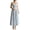 Light Blue, variant on Xaqiouau Womens Floral Midi Dress Spaghetti Strap Summer Casual Sleeveless A Line Dress Button Front Flowy Beach Vacation Sundress