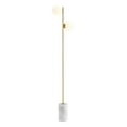 thumbnail image 2 of Anechdoche 2 Lights Floor Lamp // Gold and White, 2 of 4