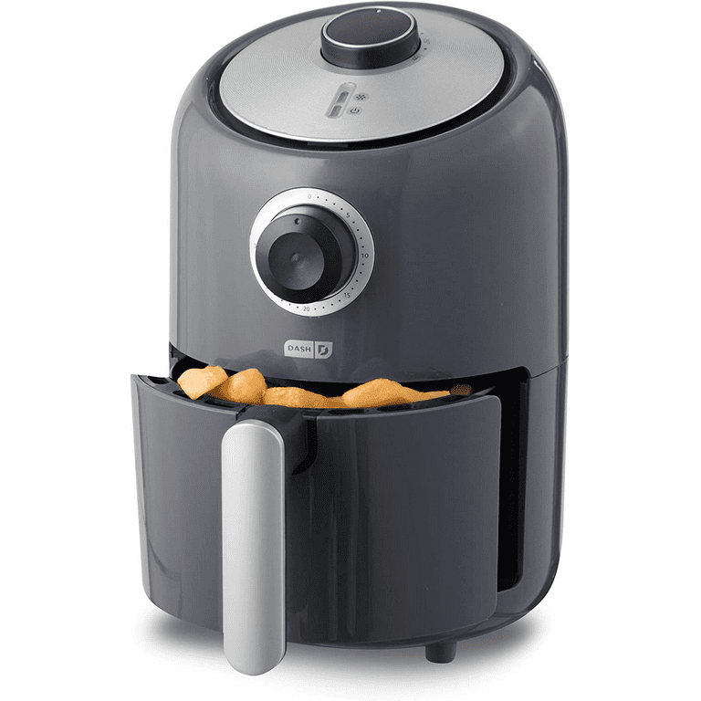 Dash Compact Air Fryer Oven Cooker with Temperature Control, Non-stick Fry  Basket, Recipe Guide + Auto Shut off Feature, 2 Quart - Aqua 