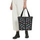 thumbnail image 5 of Balery purple cyan brown Skull Bolsa de Hombro con Diseño, Bolsa Grande y Duradera, Bolsa Versátil para Compras, 5 of 6