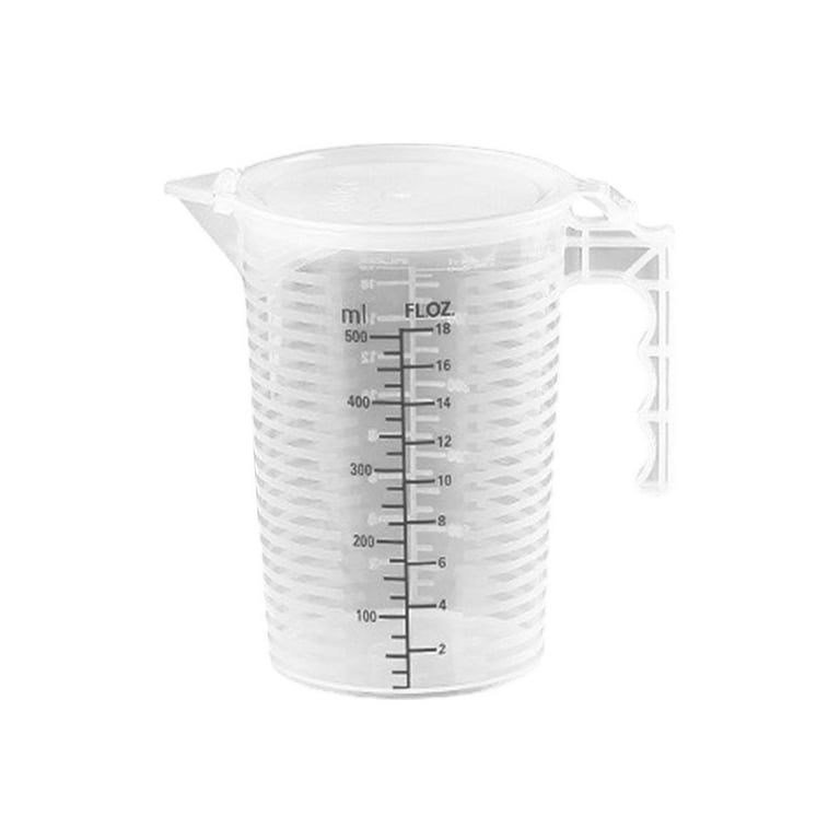 Hellery Measuring Cup with Lid Measuring Container with Handle and 