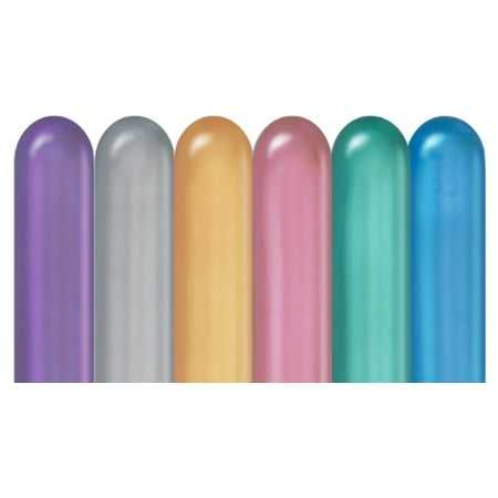 Spring Assortment Latex Balloons - Qualatex 260Q Chrome Assortment Latex Balloons (25 ct)