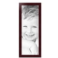thumbnail image 2 of ArtToFrames 9" x 25" Mahogany Picture Frame, 9x25 inch Brown MDF Poster Frame (WOM-3978), 4 Pack, 2 of 7