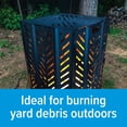 thumbnail image 2 of Camco 51250 Outdoor Yard Debris Burn Bin Incinerator with Lid, Large, 45 Inch, 2 of 13