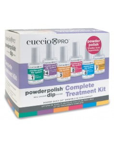 Cuccio Dipping Powder Nail Polish Dip System Complete Prep Kit, 6 Ct ...