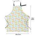 thumbnail image 6 of Goofa Roosters Printed Waterproof Apron 33" Chef Aprons for Men Heavy Duty Chemical Work Apron Adjustable Bib Apron, 6 of 9