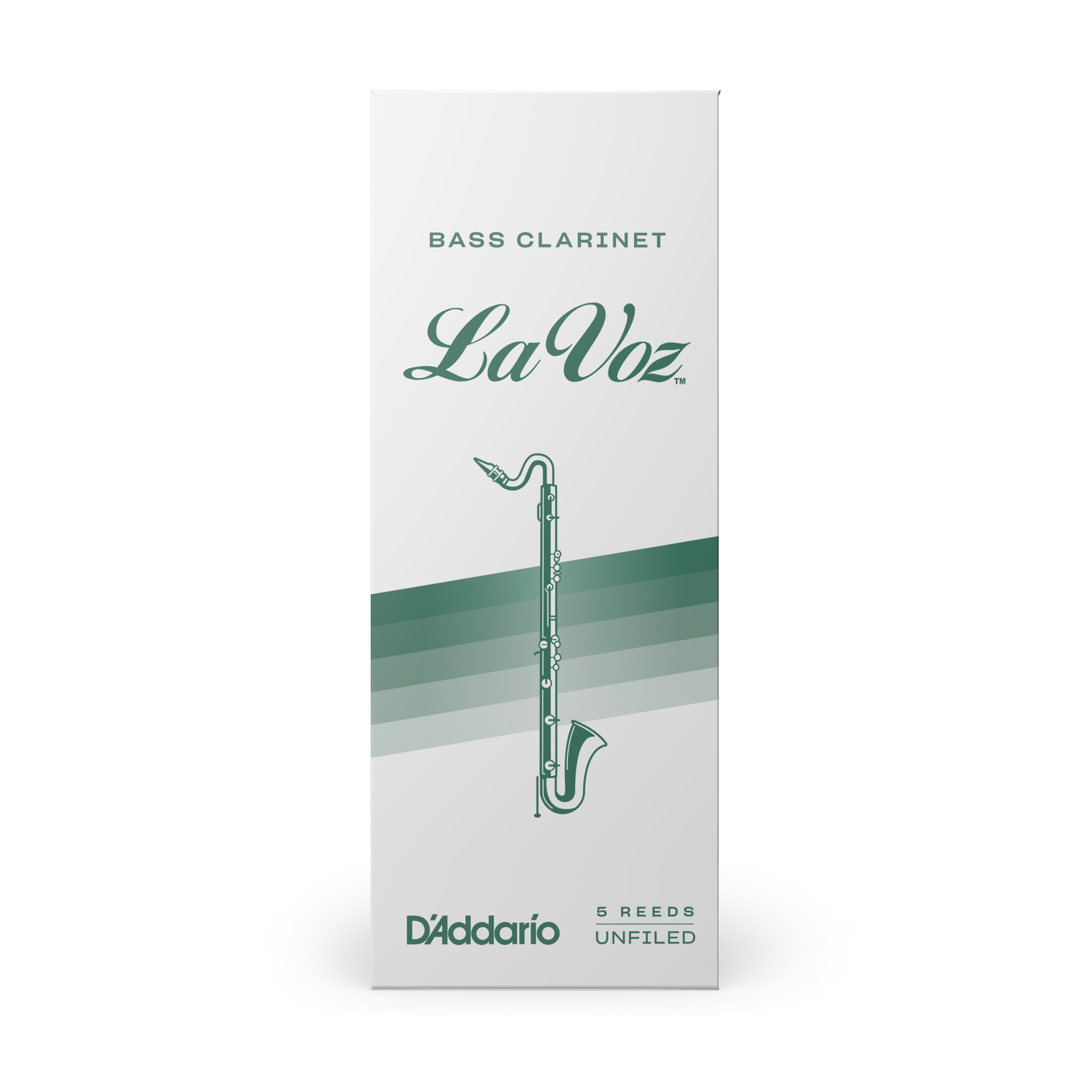 La Voz Bass Clarinet Reeds - 5 Per Box