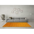 thumbnail image 3 of Ahgly Company Machine Washable Indoor Rectangle Abstract Yellow Contemporary Area Rugs, 8' x 10', 3 of 4