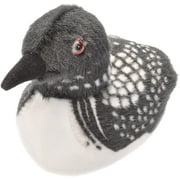 Loon, Plush Bird, Realistic, Sound Audubon Birds Series, Lifelike, Stuffed, Soft, Educational, Toy, Kids, Gift, 7" F1889 B324