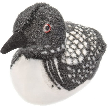 Loon, Plush Bird, Realistic, Sound Audubon Birds Series, Lifelike, Stuffed, Soft, Educational, Toy, Kids, Gift, 7" F1889 B324
