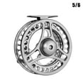 thumbnail image 2 of Silver Color 5/6 7/8 9/10WT Fly Reel All-metal Fishing Reel Fly Fishing Reel, 2 of 11