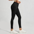 thumbnail image 4 of MXUIKV Leggings Pants with Pockets for Women Tight Fitted Stretchy High Waist Yoga Workout Trousers(XX-Large,Black), 4 of 6