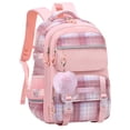 thumbnail image 1 of Mochila escolar WYCY Kawaii para niñas de 8 a 12 años, color rosa, 1 of 7