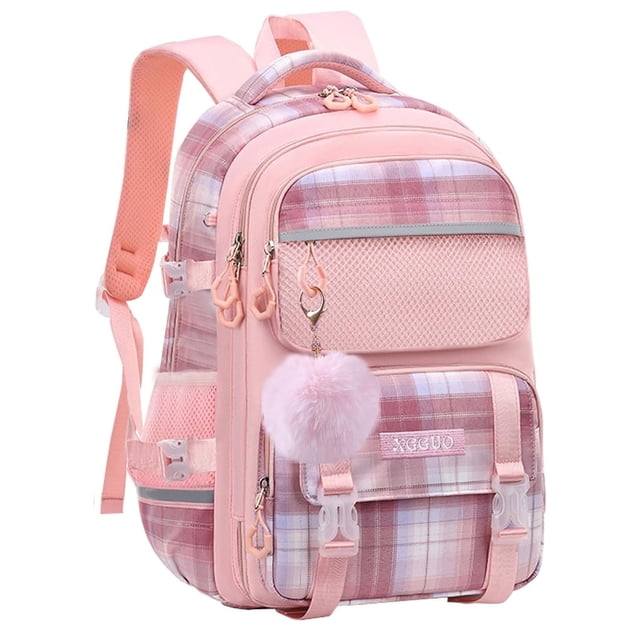 Mochila escolar WYCY Kawaii para niñas de 8 a 12 años, color rosa
