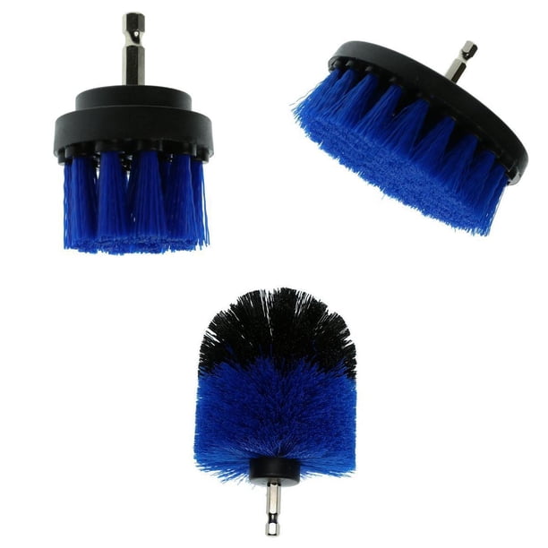 Cepillo Para Taladro Accesorio Power Scrubber Para Una Limpieza Rápida Y Fácil, Cerdas Duras Para Manchas Difíciles En El Baño Ducha Y Bañera, Co Azul Soledad Cepillo de limpieza eléctrica