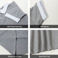 thumbnail image 4 of LittleSpring Toddler Polo Shirt 2T Boys Short Sleeve School Uniform Shirts Classic Solid Gray, 4 of 6
