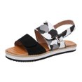 thumbnail image 2 of Sandalias boca de pescado Sandalias planas para mujer Sandalias de playa Wmkox8yii  nm3980, 2 of 6