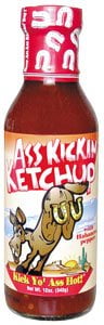 Ass Kickin AK716 12 oz. Spicy Ketchup