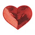 thumbnail image 1 of Pegatinas de tela con forma de corazón con lentejuelas bordadas por computadora, parches de tela con forma de estrella de cinco puntas, parches para ropa, pegatinas de tarjetas, 1 of 6