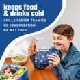 thumbnail image 5 of Cool Coolers by Fit & Fresh, Soft Ice Packs for Lunch Box & Cooler Bag, Reusable & Flexible, Sports, 2pk., 5 of 7