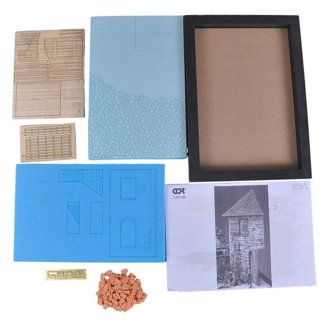 Siruishop 1/35 Building Model Kit DIY Diorama Premium Easy Assembly Architecture Model Style B