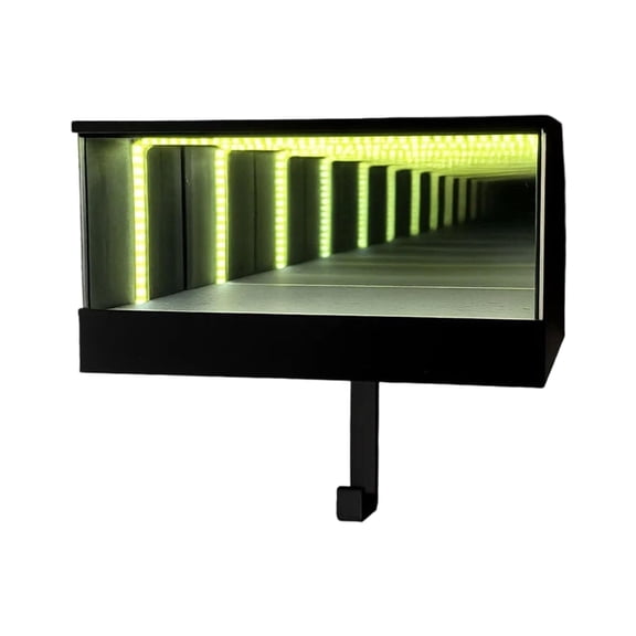 a Infinity Car Garage Key Holder Door Key Holder, Wall Mount LED Keyholder with Tunnel Effect Light, for Car Lovers (1PC)