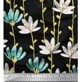 thumbnail image 1 of Soimoi Cotton Duck Fabric Leaves & Wild Flower Print Fabric by the Yard 42 Inch Wide, 1 of 1
