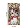 thumbnail image 3 of Taicans Christmas Snowman Door Cover,Waterproof Holiday Decor,Reusable Christmas Door Cover,Christmas Door Decorations,Christmas Door Coverings,35.4in x 70.8in ‌, 3 of 7