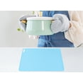 thumbnail image 5 of Unique Bargains Set of 6 Silicone Placemats for Kitchen Dining Table Decor Light Blue, 5 of 7