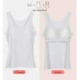 thumbnail image 4 of VASLANDA Tank Tops with Built in Bra for Women Casual Wide Strap Undershirts Sleeveless Summer Tops, 4 of 7