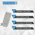 thumbnail image 3 of ECCPP 74320-42501-B3 Gray Sun Visor Left Driver Side fit for 2006 - 2013 for Toyota RAV4 Automobile Windshield Visor with Sunroof, 3 of 5
