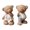 A, variant on 2Pcs Cartoon Couple Bear Resin Figurine, Handmade Sitting Standing Bear Statue, Vintage Animal Sculpture Table Ornament for Home, Office
